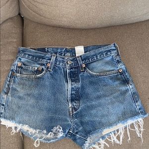 Vintage high waisted Levi shorts